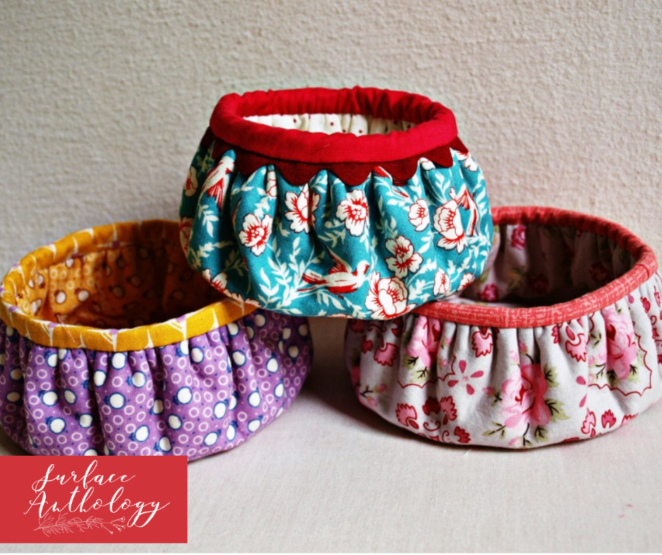 how to make fabric bowls