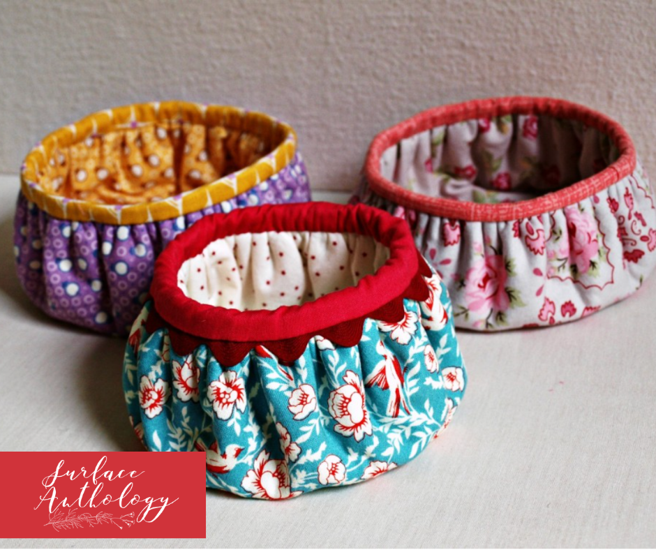 how to make fabric bowls