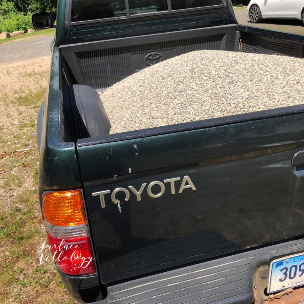 pea gravel for patio